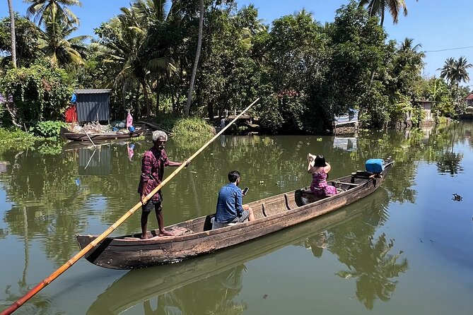 6hrs Alleppey Houseboat Tour-Serene Canals, Local Life & Food. - Kayalchira Dock and the smaller lake