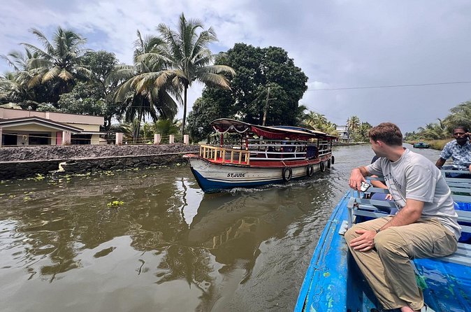 6hrs Alleppey Houseboat Tour-Serene Canals, Local Life & Food. - Kuttamangalam Canal by smaller boat