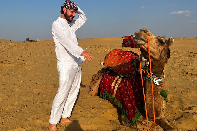 Adventure non touristic camel safari - One hour on a camel as the sun drops