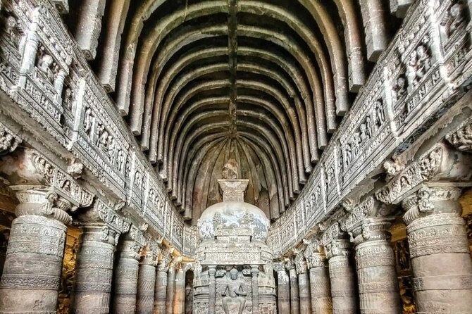 Ajanta Ellora Tour Package in Air Condition Vehicle with Driver - Day one at the Ajanta Caves