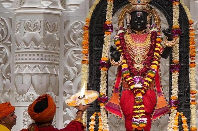 Ayodhya VIP/Sugam Darshan & Accommodation - Wheelchair support - The Sarayu River at Saryu Ghat
