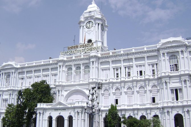 British Architecture Walk, an immersive walking tour in Chennai - Chennai Central shows the Gothic Revival approach