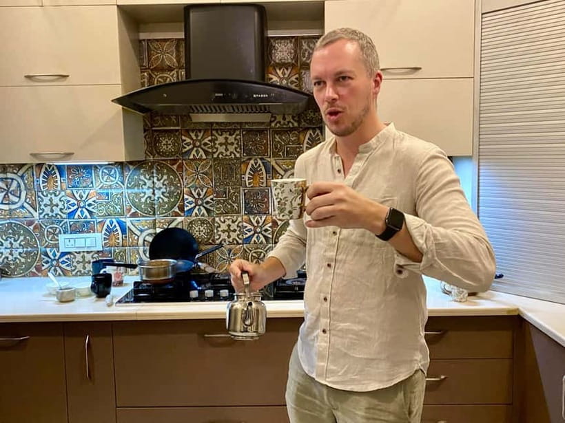 Chai Master Class - Savor Food in an Indian Family Home - Brewing the perfect chai, one step at a time