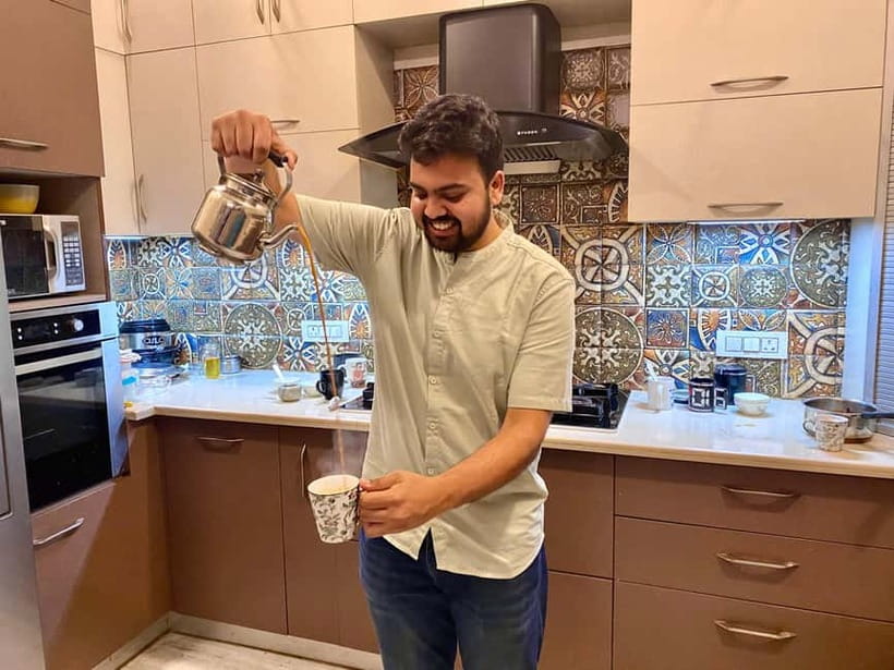 Chai Master Class - Savor Food in an Indian Family Home - Breakfast turns a lesson into a visit
