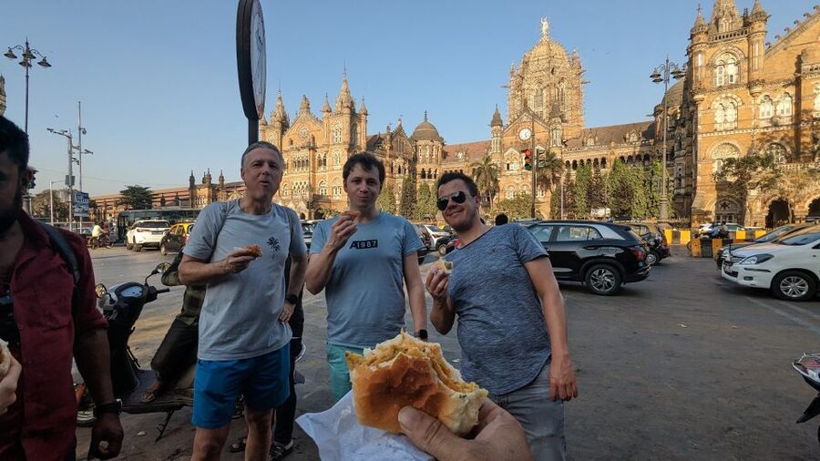 Discover Mumbai's street & beach with Vegetarian food tour - The local train ride and moving between stops