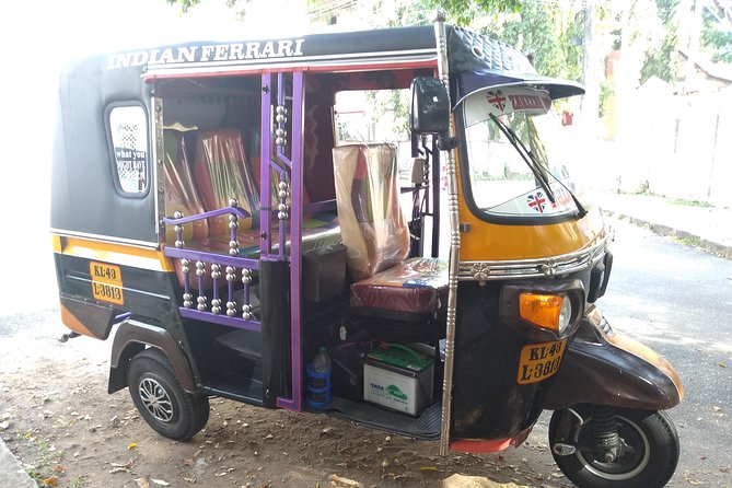 Explore Kochi by Tuk Tuk (book 1 adult & 2 go free (local only) - Mattancherry for one hour: palace, Jew Town, and shopping