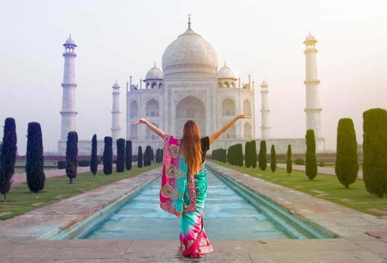 From Delhi/Agra: Taj Mahal Tour with Rental Saree Experience - Languages, Access, and Booking Flexibility