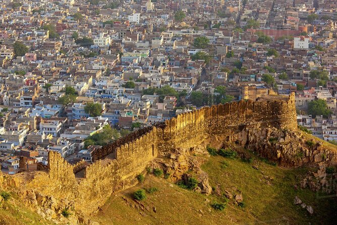From Delhi: Private 3-Day Golden Triangle Tour with Hotel Options - Jaipur begins with the Hawa Mahal facade and hilltop Amber Fort