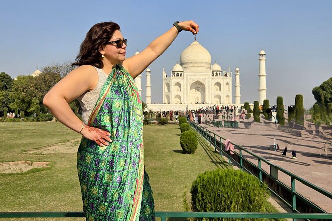 From Delhi: Private Agra & Taj Mahal Tour with 5 <em> Lunch – Key points to know before booking’ /></p>
<ul>
<li><strong>Private pickup across the Delhi region:</strong> You can arrange collection from Delhi, Noida, Gurugram, Ghaziabad, Faridabad, or a major airport or railway station.</li>
<li><strong>Three important Agra sights:</strong> The schedule includes the Taj Mahal, Agra Fort, and the Tomb of I’timād-ud-Daulah, often called the Baby Taj.</li>
<li><strong>A 2:30 AM option:</strong> Choose this start if you want to see the Taj Mahal around sunrise.</li>
<li><strong>Five-star buffet lunch:</strong> The meal is at the DoubleTree by Hilton Hotel Agra, but drinks are not included.</li>
<li><strong>Separate guide and driver:</strong> You receive a private car and a live guide in your preferred language.</li>
<li><strong>Good value only after checking extras:</strong> The advertised price is $28.09 per person, but monument fees, drinks, and gratuities are not included.</li>
</ul>
<h2 id="delhi-pickup-and-the-long-road-to-agra">Delhi pickup and the long road to Agra</h2>
<p><img width="669" height="446" decoding="async" src=