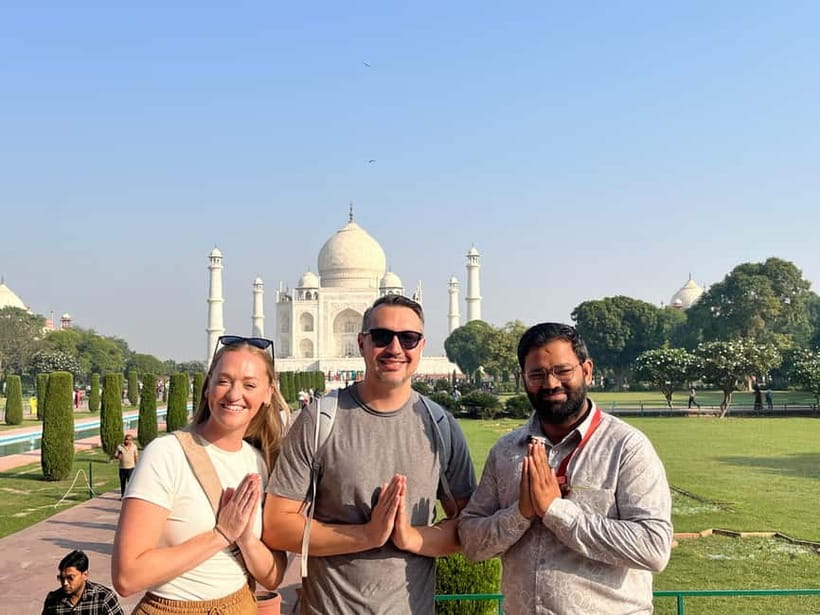 From Delhi: Taj Mahal Sunrise Tour with Elephant Conserver - Agra Fort in one focused hour