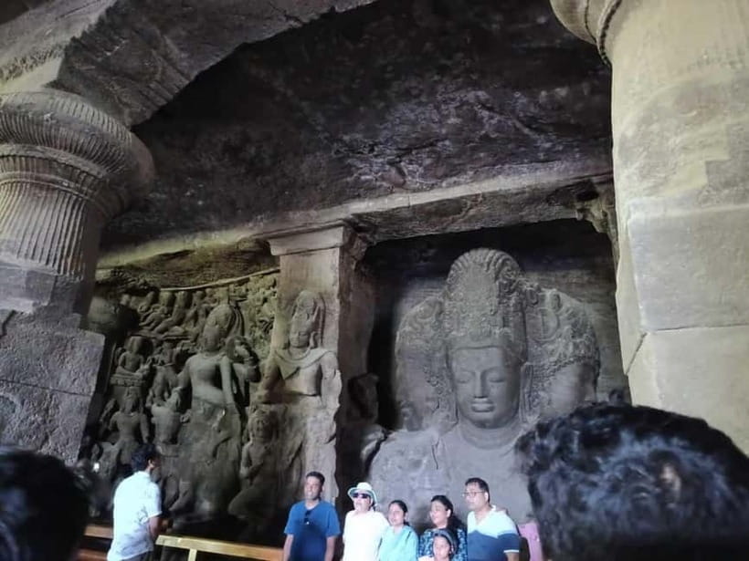 From Mumbai: Half-Day Elephanta Caves Tour with Ferry Ride - Cannon Hill and Island Views