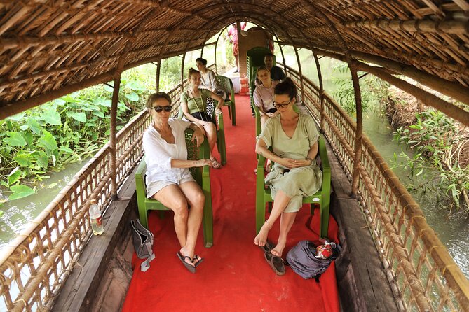 Full Day Backwater Village Punting Boat Cruise - A traditional Kerala lunch on banana leaves