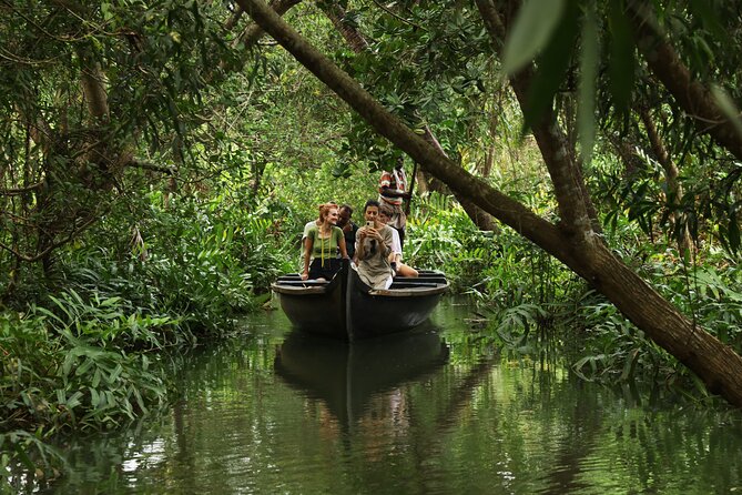 Full Day Backwater Village Punting Boat Cruise - Coconut fiber, rope making, and village work