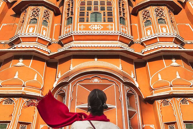 Full-Day Jaipur Tour Ending with a Sunset Experience - Panna Meena ka Kund: geometric steps made for photographs