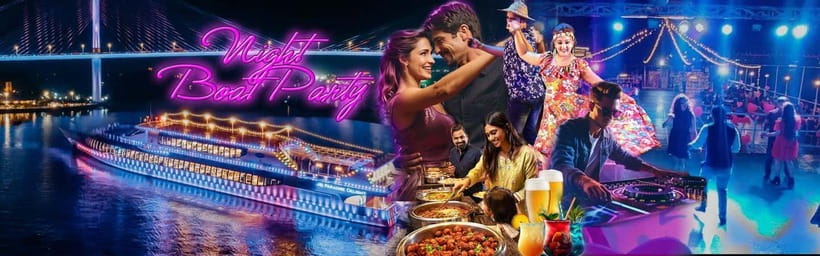 Goa: Dinner Cruise Party with Hotel Transfer Option - The boat, the dance floor, and the crowd