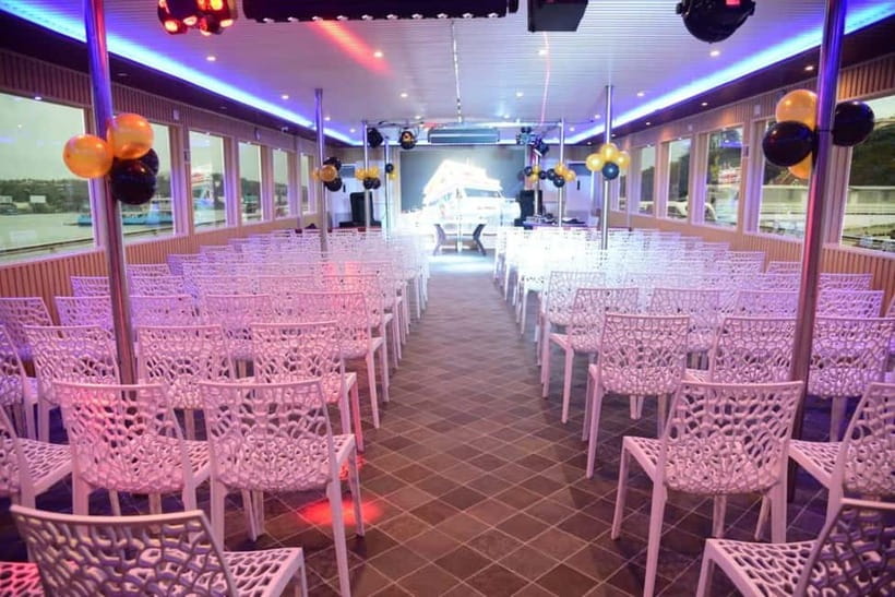 Goa: Triple Deck Family Dinner Cruise and Performances - Panaji jetty and the evening departure