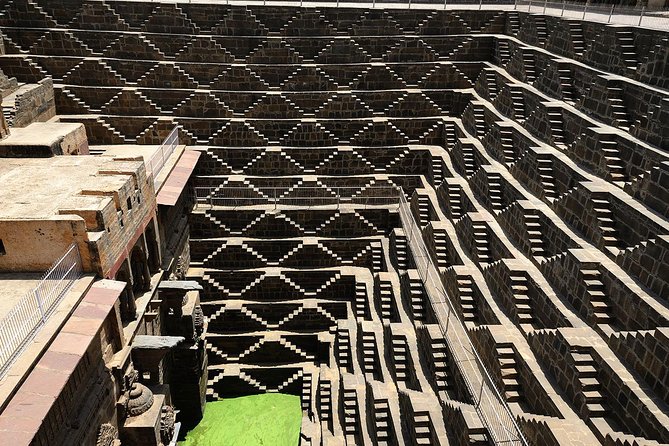 Guided Fatehpur Sikri & Abhaneri Tour From Agra To Jaipur By Car - Chand Baori, the geometric wonder at Abhaneri