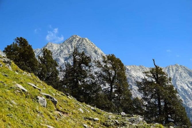 Indrahar Pass Trek with Manu Adventures India - Laka and the boulder fields beyond Triund
