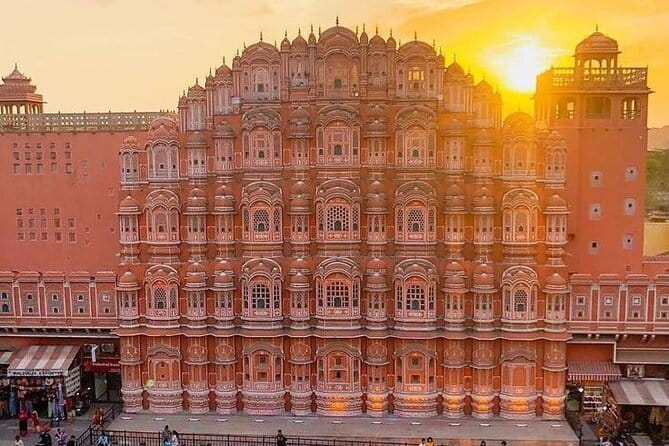 Jaipur Full Day Attractions Tour by AC Car with Local Guide - Hawa Mahal, Jaipur’s famous pink facade