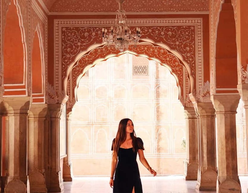 Jaipur: Private Full Day City Sightseeing Tour with Guide - City Palace: royal courtyards and crafted detail