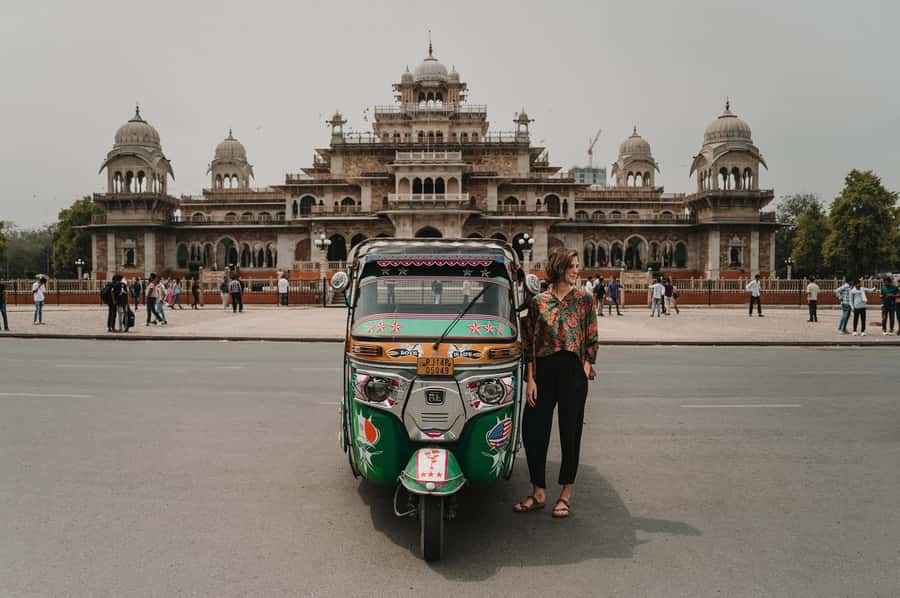 Jaipur: Private Full-Day Sightseeing Tour by Tuk-Tuk - Amber Fort, Jaipur’s grand hilltop visit
