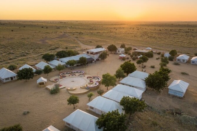 Jaisalmer Luxury Overnight Camping - A Swiss-style tent instead of a bare camp