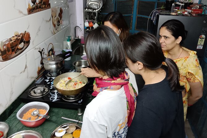 Jodhpur Private Cooking Class With Family - Two vegetable dishes, dal, and Indian cheese