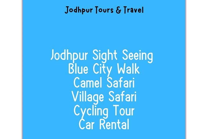 Jodhpur Walk With Kuku - Key points to know before booking