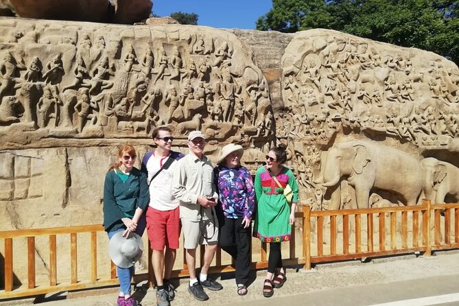 Mahabalipuram walking tour by tourism ministry approved company - Ganesh Ratha and the Story of Changing Dedications
