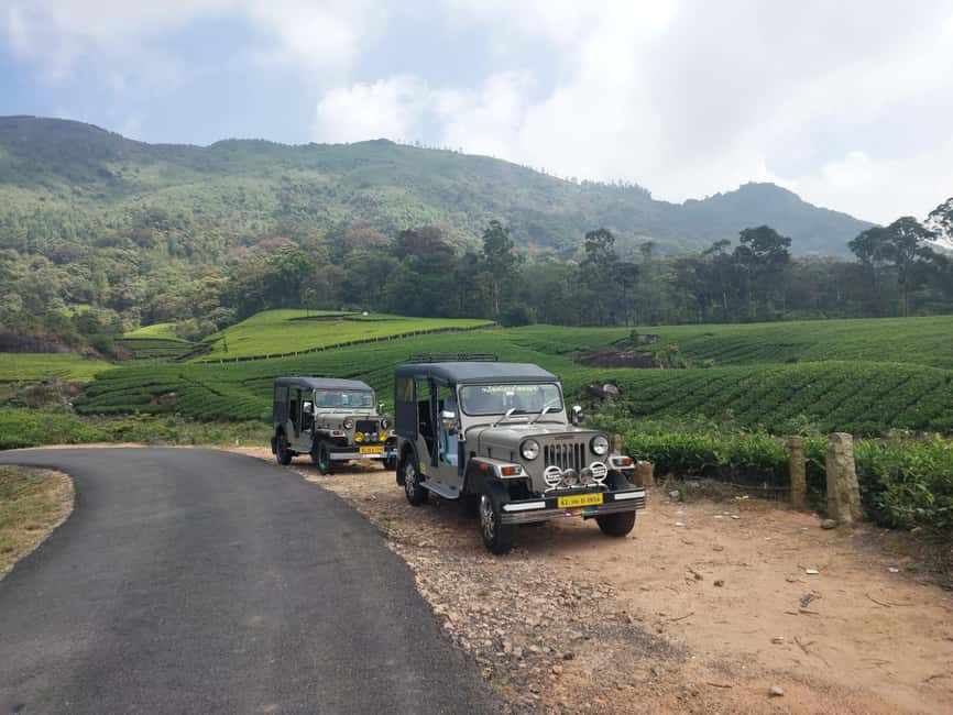 Munnar: Anakulam Jeep Safari with Waterfall and Elephant - Letchmi Shooting Point and the first photo stops