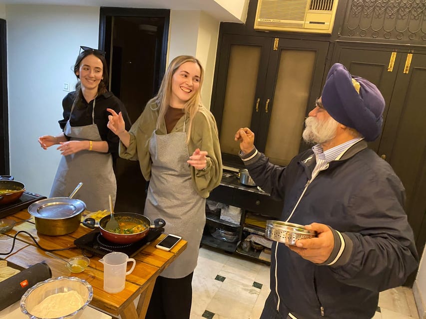 New Delhi: Indian Cooking Class in a Local Home - Preparing the meal: curry, rice, breads, and dessert