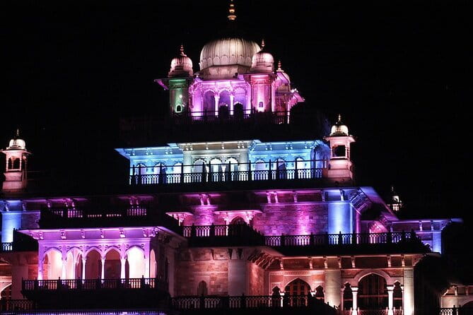 Night Safari in Jaipur on an Open Jeep - Amer Fort with a quieter night-time mood