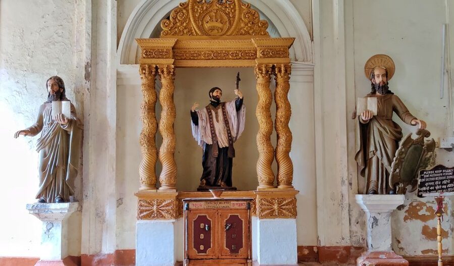Old Goa: Walking Tour of Heritage Churches - Church of St. Catherine and the Portuguese arrival