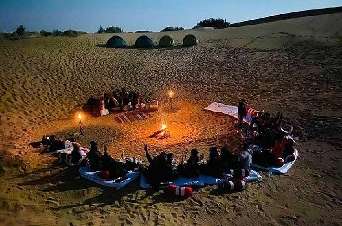 Overnight Camel Safari - Dinner by an open fire and an evening of music