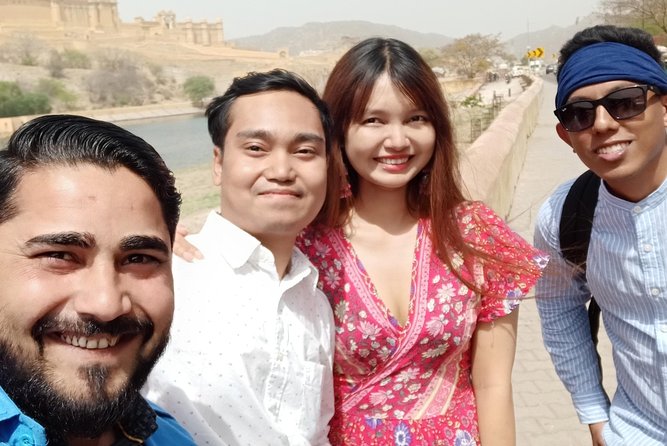 Pink city private Day Tour by Tuk Tuk with English speaking driver.. - Jal Mahal from the road