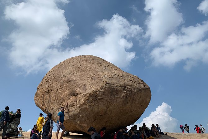 Pondicherry & Mahabalipuram one day trip from Chennai with Lunch - Pancha Rathas and Pallava stonework