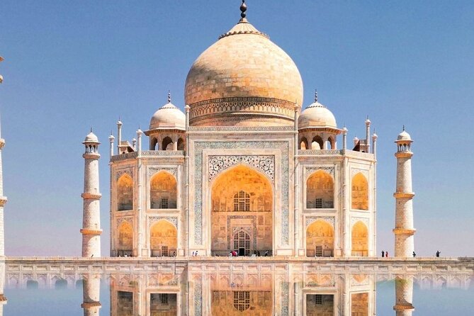 Private day tour of Taj Mahal and Agra fort by super-fast train - ALL INCLUSIVE - Three hours at the Taj Mahal