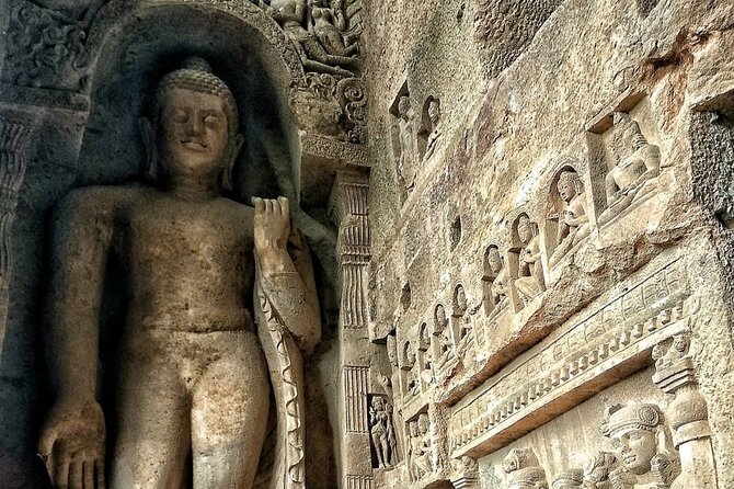 Private Kanheri Buddhist Cave with Mumbai Sightseeing Including AC vehicle - From ancient basalt to central Mumbai