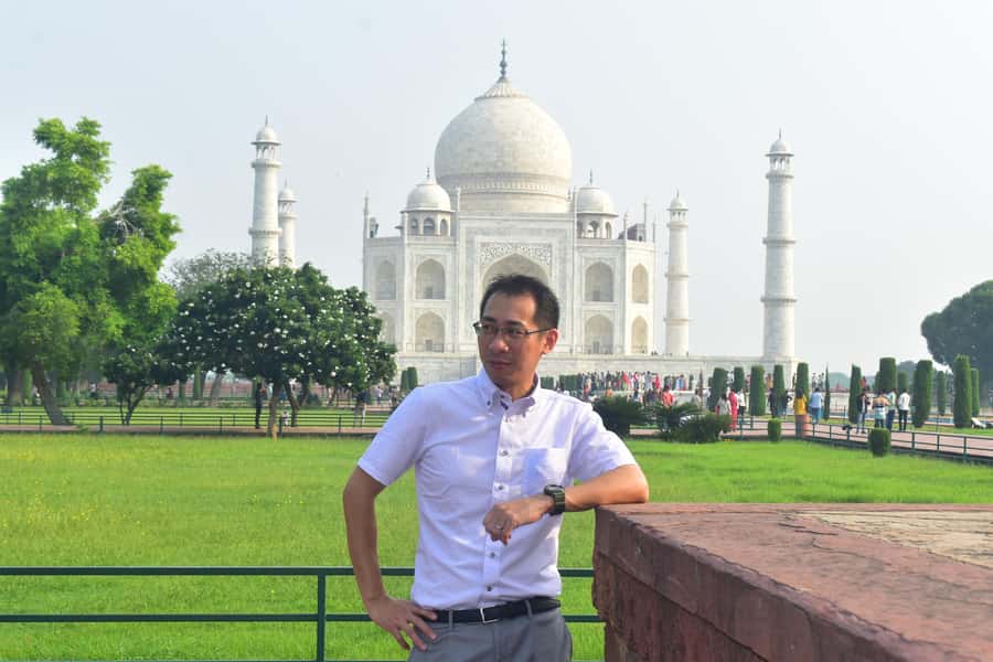 Same Day Agra/Taj Mahal Tour from Delhi – All Inclusive - Agra Fort and its view of the Taj Mahal