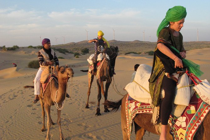 Shahi Half Day Sunset Camel ride & Cultural program & dinner - Leaving Jaisalmer for the Sam Sand Dunes