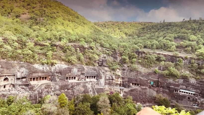 Skip-the-queue private Ajanta & Ellora 2-Day Tour ticket inc - Day one: the Ajanta viewpoint and cave complex