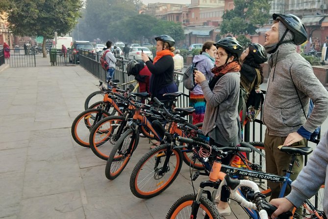 Small-Group Early Morning Pink City Bike Tour - Albert Hall Museum in the morning light
