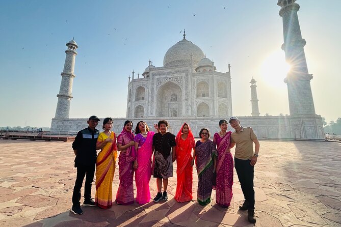 Sunrise to Sunset full day Agra tour with Taj Mahal & 3 Monuments - Reading Agra Fort beyond the walls