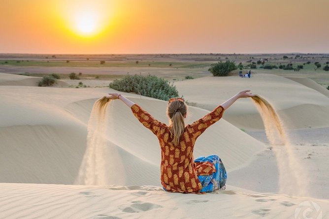 Sunset Safari With Dinner - Jassery Oasis before the dunes