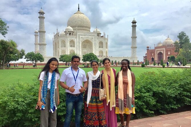 Taj Mahal, Agra Fort & Baby Taj Tour from Delhi - All Inclusive - Mehtab Bagh and the rear view of the Taj Mahal