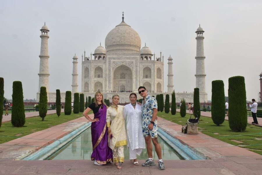 Taj Mahal Sunrise Tour: Express Ticket, Guide & Photos - Entering the Taj Mahal with express tickets