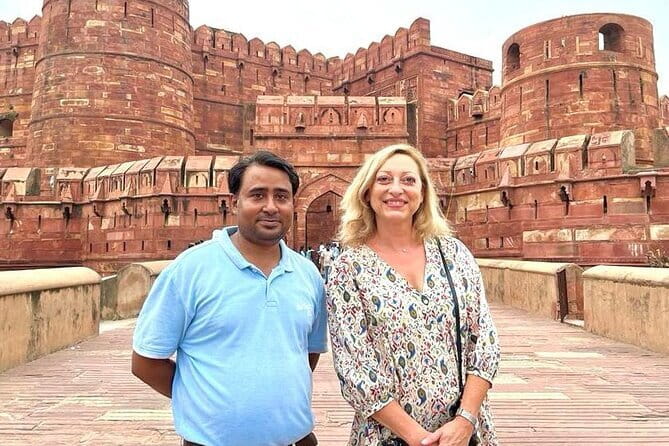 Taj Mahal Sunrise Tour & Full day Agra With Local Guide - Agra Fort: Mughal power in red sandstone