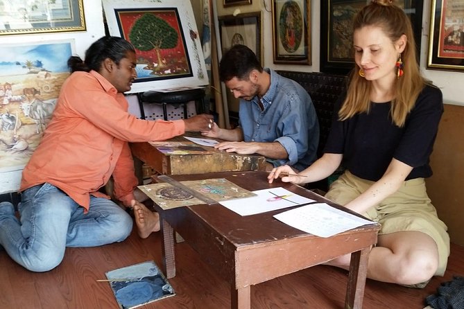 Traditional miniature painting class at Pacific Art - Arriving at 192 Naga Nagri