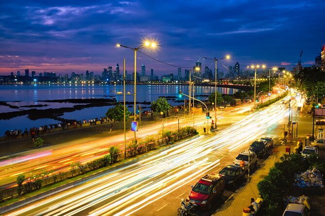 Twilight in Mumbai: Discover the City by Night with Food Options - Marine Drive is the night’s signature view
