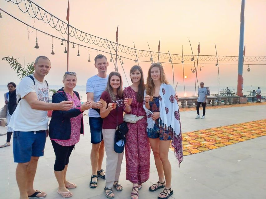 Varanasi : Full Day City Highlights Day Tour & Ganges Cruise - Manikarnika and Assi Ghat from different angles